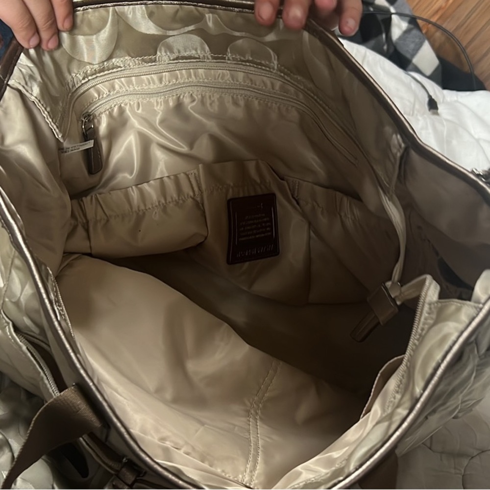 Coach Diaper Bag with Makeup Bag - Picture 3 of 4